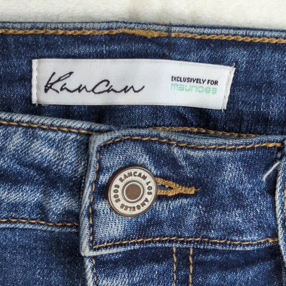 Kancan Maurice's Exclusive Jeans Distressed Stretch Sz 29 Skinny Leg Button Fly - Picture 4 of 14